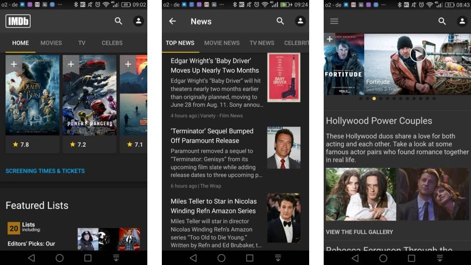   - MONDO portal/IMDB/Google Play 