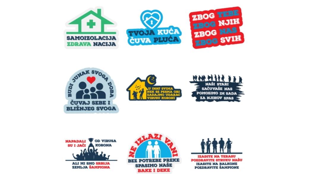  Viber stikeri Republika Srbija korona virus, Viber #OstaniKodKuce Republika Srbija stikeri korona 