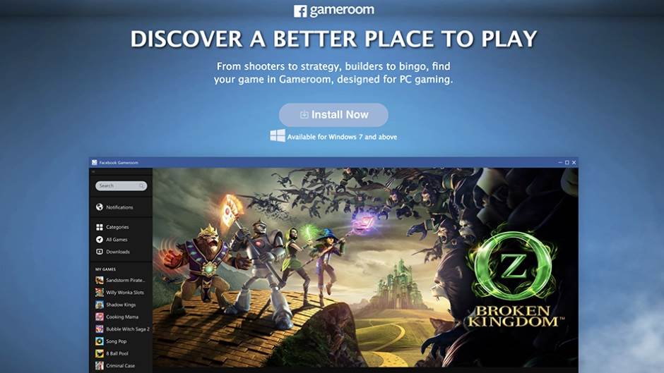  Facebook, Gameroom, Fejs, Igre 