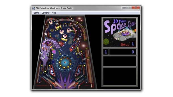  Windows 3D Pinball. 