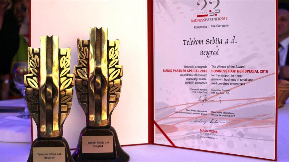  nagrada, telekom srbije, biznis partner, 