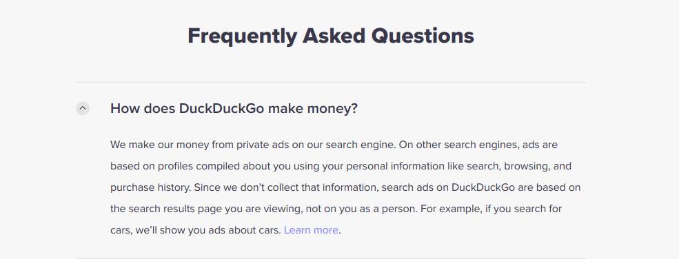   - Mondo / DuckDuckGo 