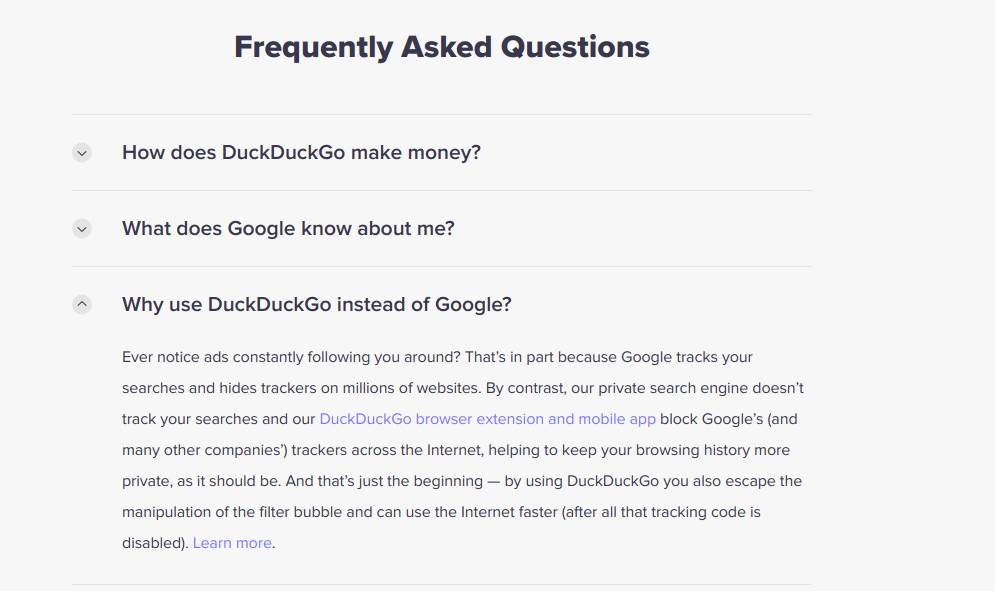   - Mondo / DuckDuckGo 