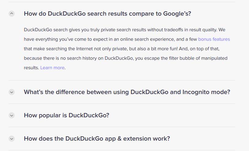   - Mondo / DuckDuckGo 