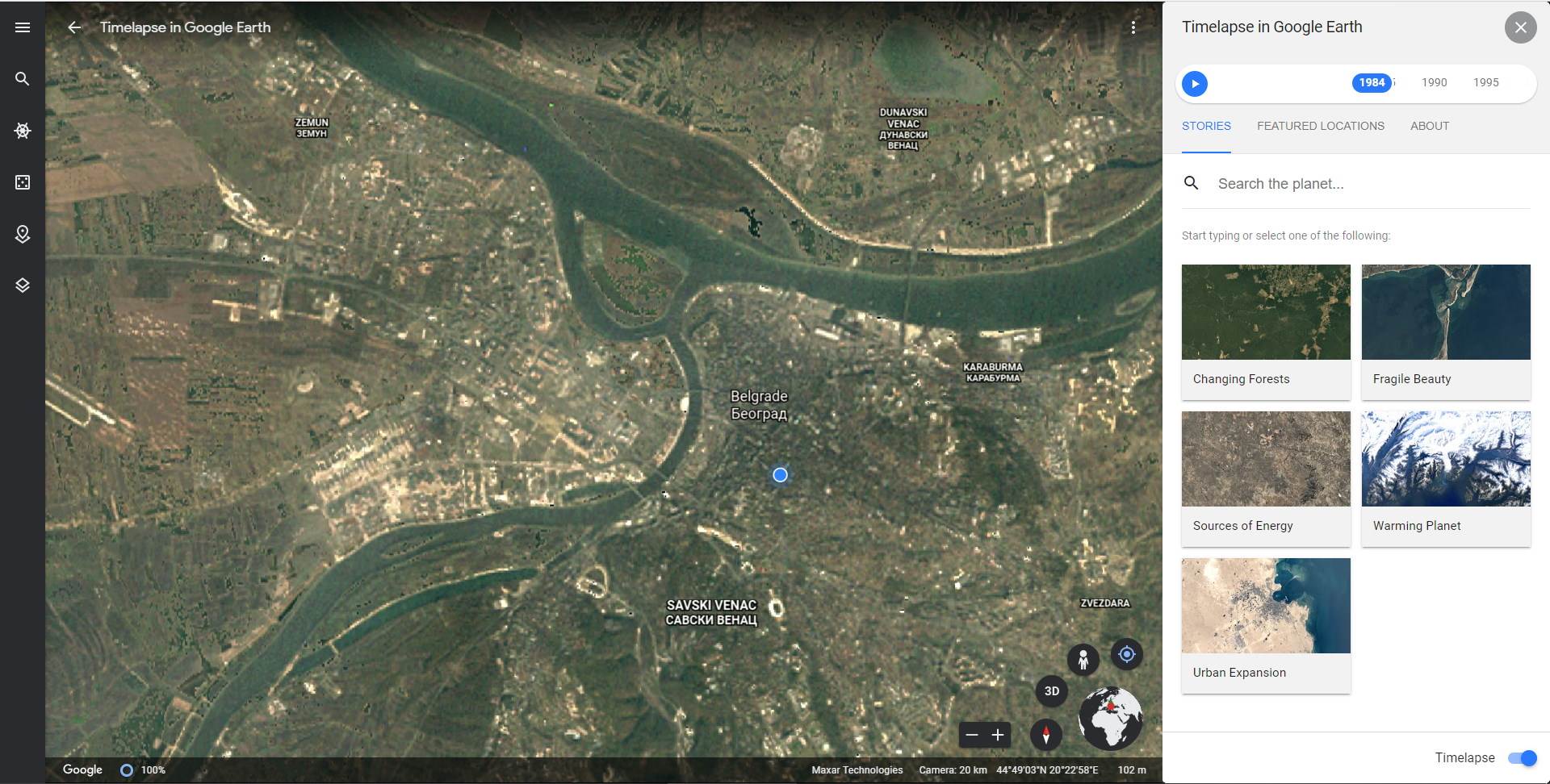   - SmartLife / Google Earth 