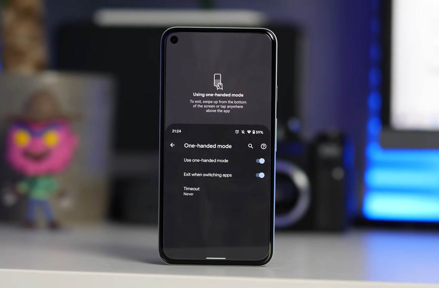  Android 12 režim za korišćenje jednom rukom 