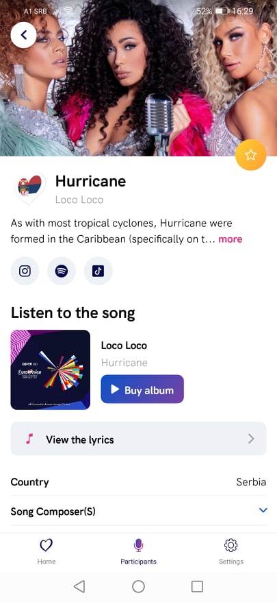   - SmartLife / Eurosong application 