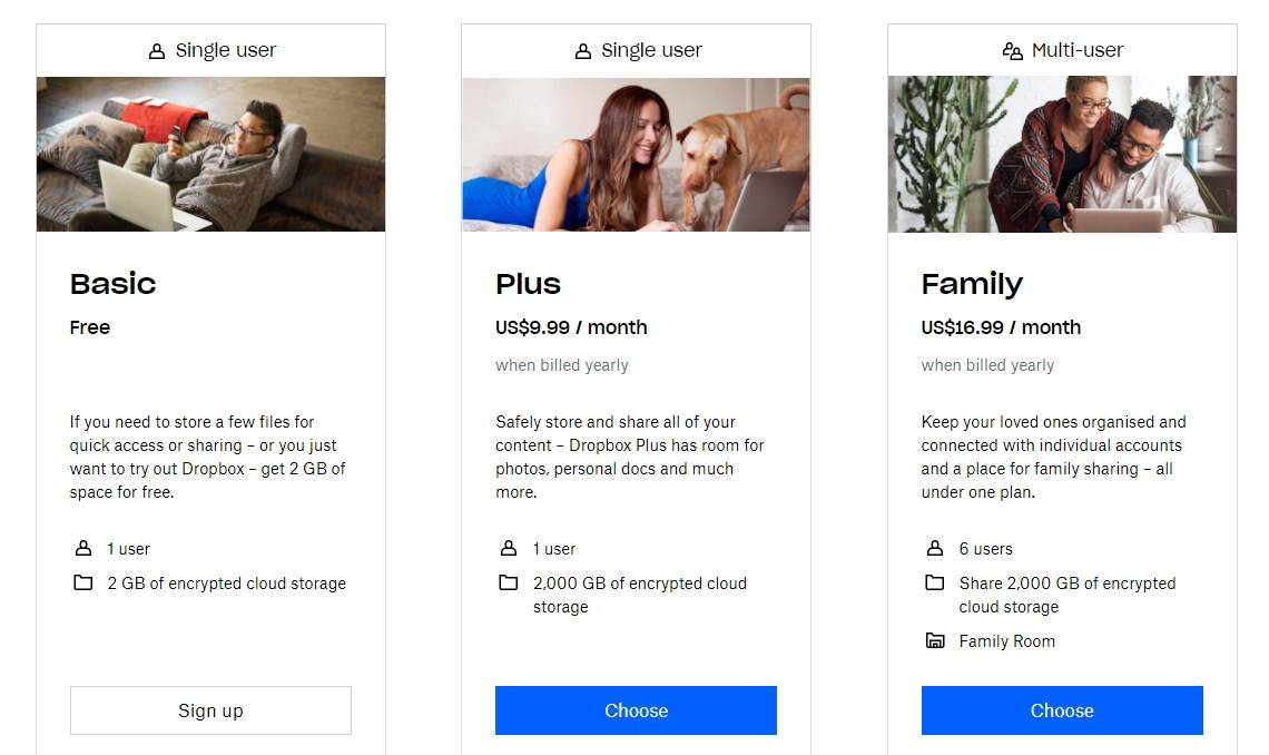   - SmartLife / Dropbox 