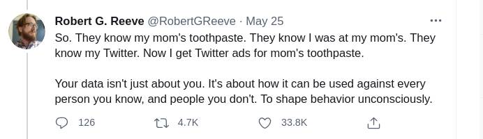   - Twitter/ Printscreen/ @RobertGReeve 