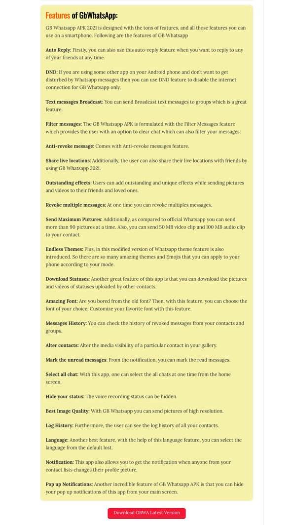   - SMARTLife/ GBWhatsApp 