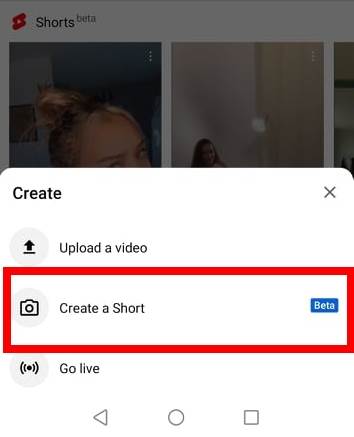 youtube shorts how to make shorts