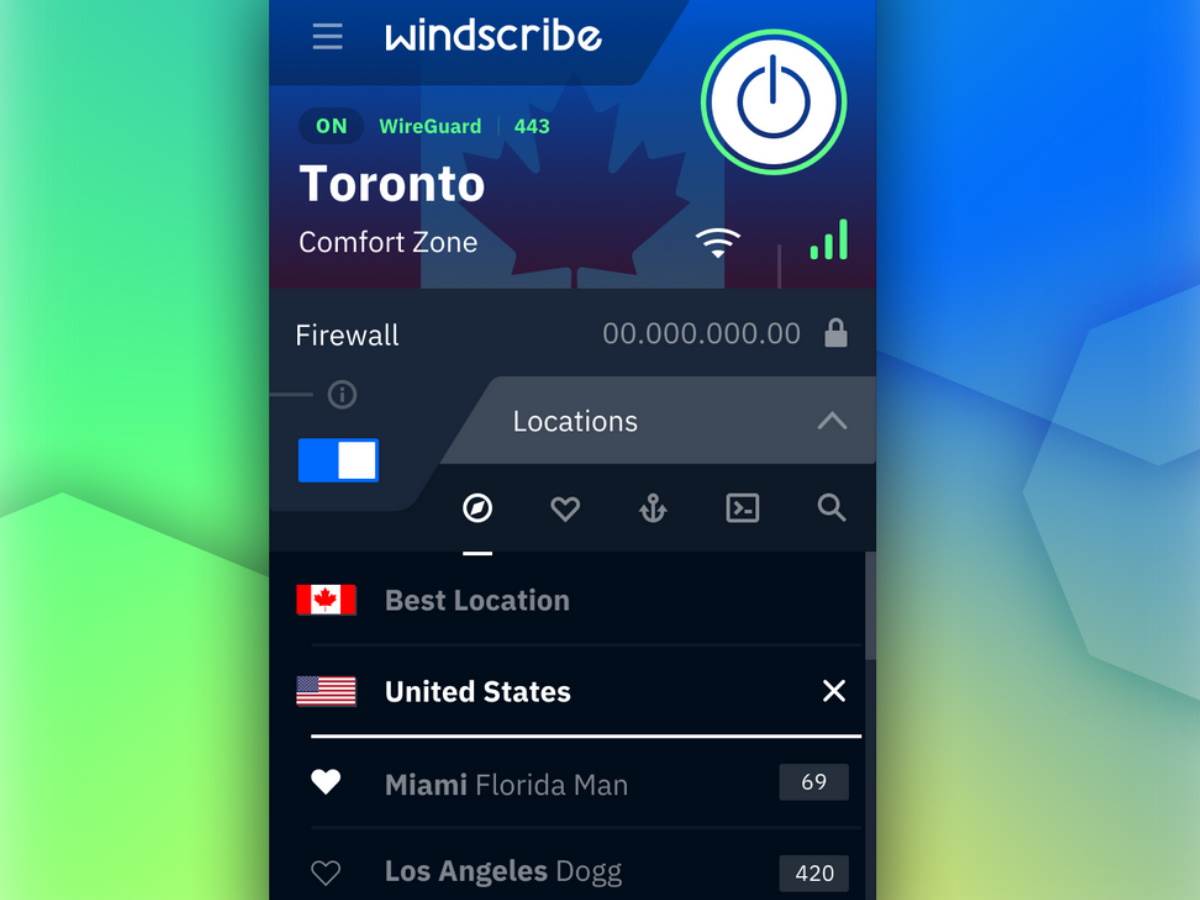  Windscribe besplatan VPN 