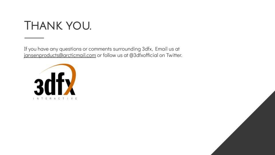   - SmartLife / Twitter / 3dfx Interactive 