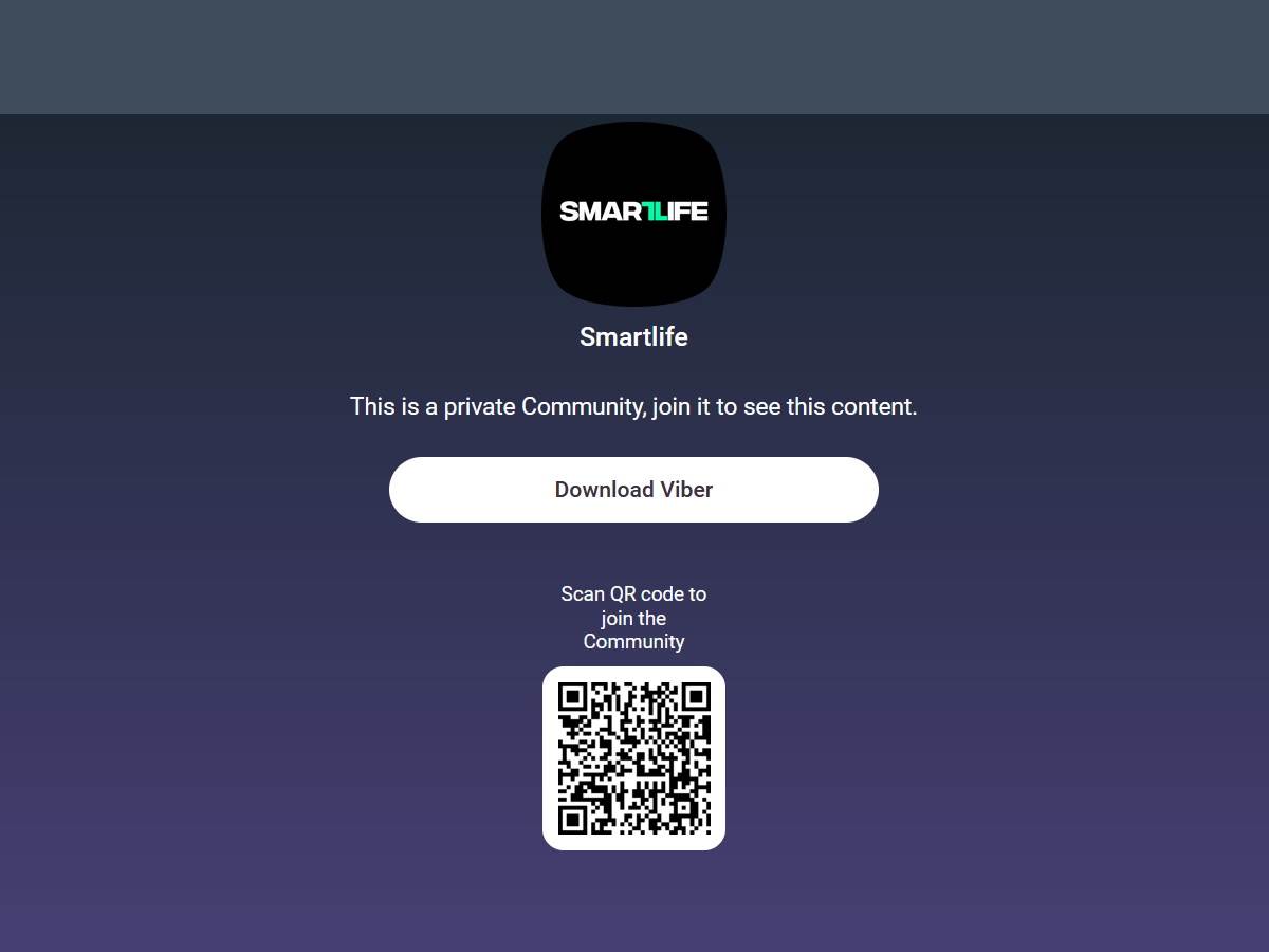  SmartLife Viber zajednica 