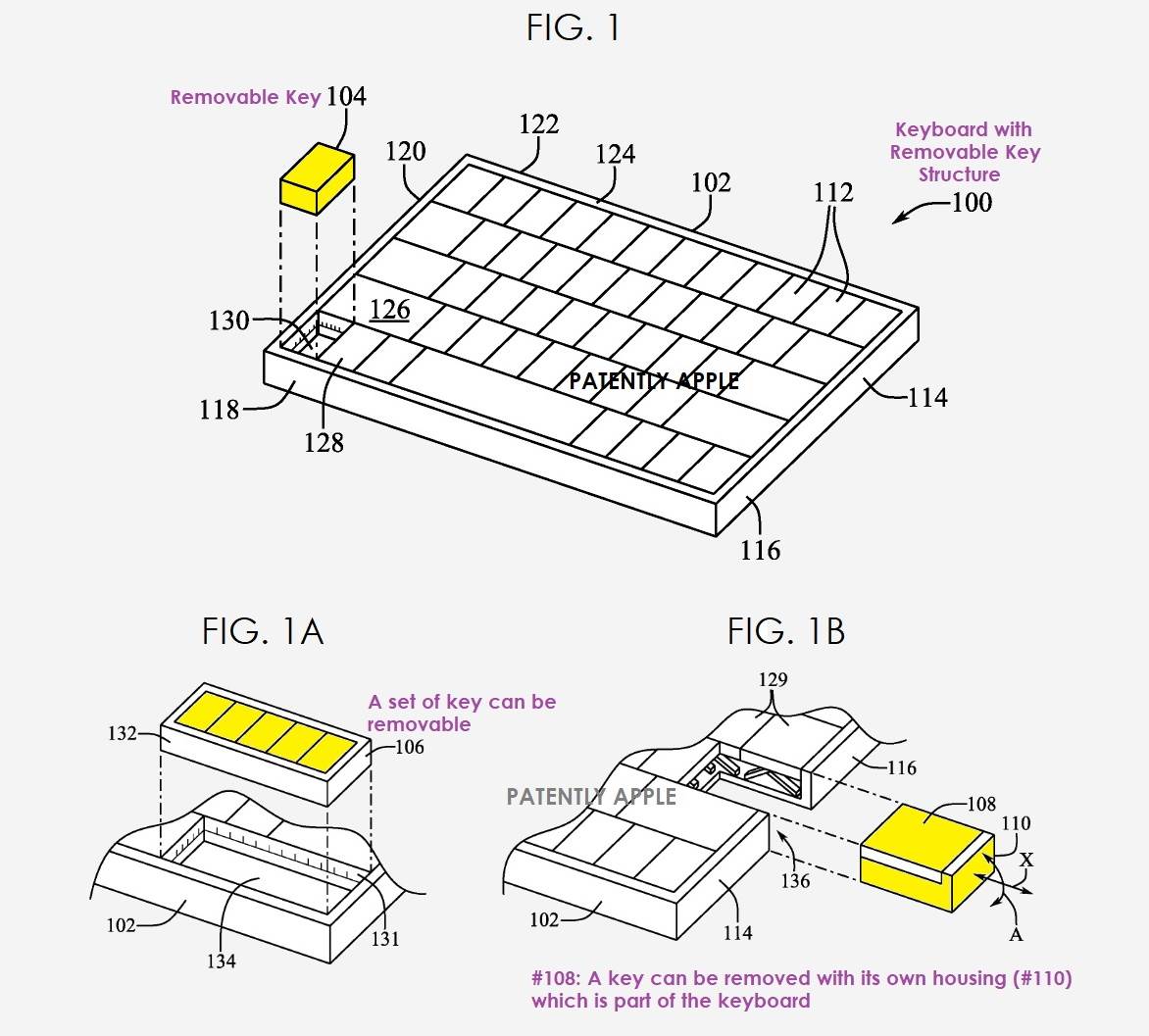  Apple patent tastature 