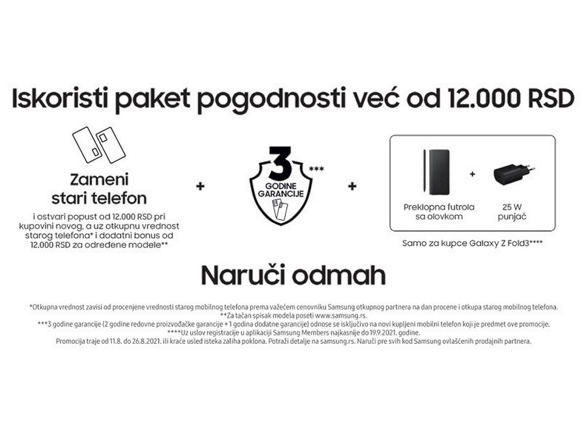  Samsung Galaxy Z Fold3 i Galaxy Z Flip3 cene i pokloni uz kupovinu 2 - SmartLife / Samsung 