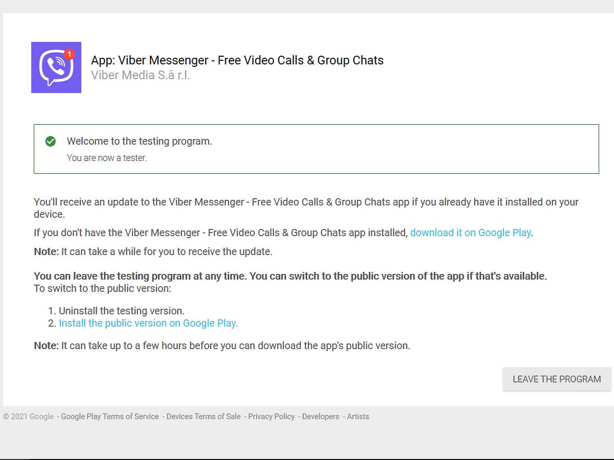  Viber beta aplikacija kako se pridružiti 4 - SmartLife / Viber 