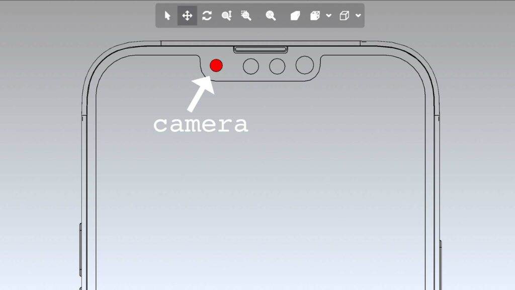  CAD crtež novog Apple Face ID - SmartLife / FrontPageTech.com x RendersByIan 