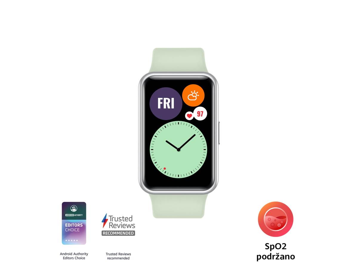  HUAWEI WATCH FIT, Zeleni - SmartLife / Huawei 