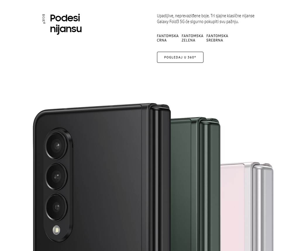  Z Fold3 boje - SmartLife / Samsung 