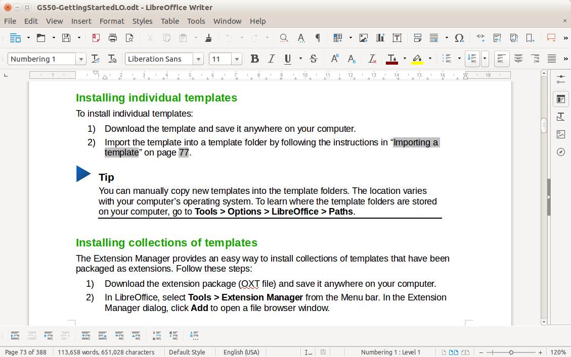  LibreOffice 1 