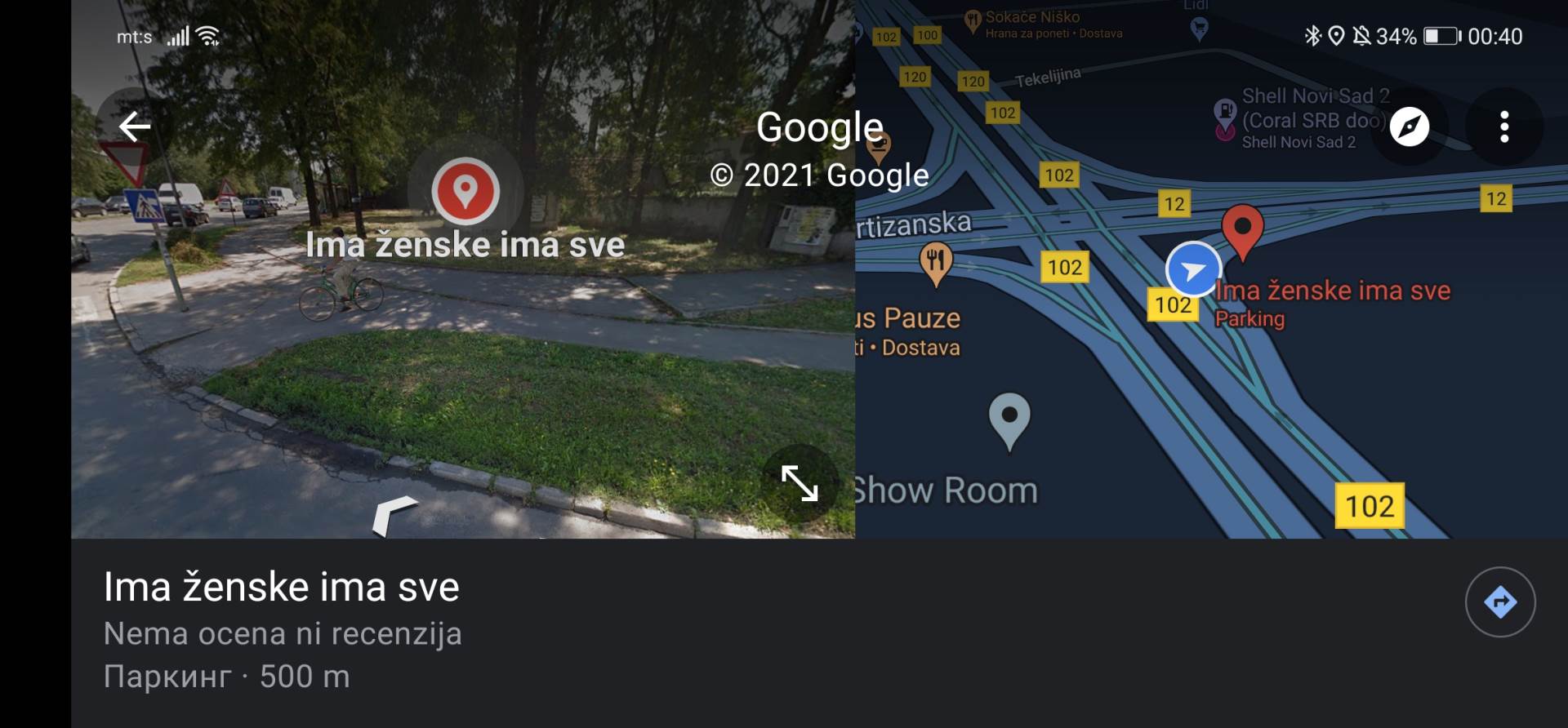  Google Maps Ima Ženske Ima Sve POI Novi Sad (6) - SmartLife / Marko Čavić 