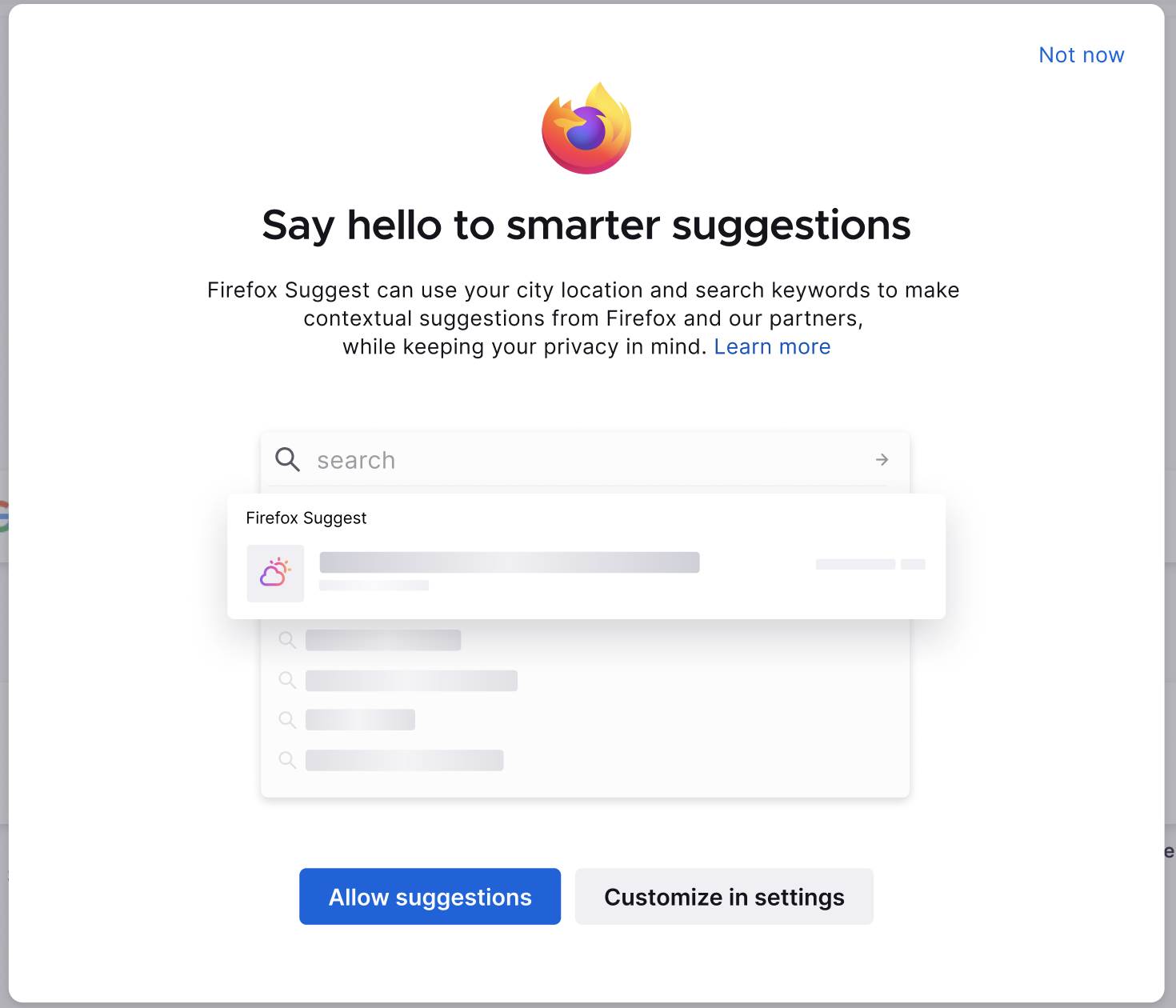  Firefox Suggest bolji predlozi - SmartLife / Mozilla / Printscreen 
