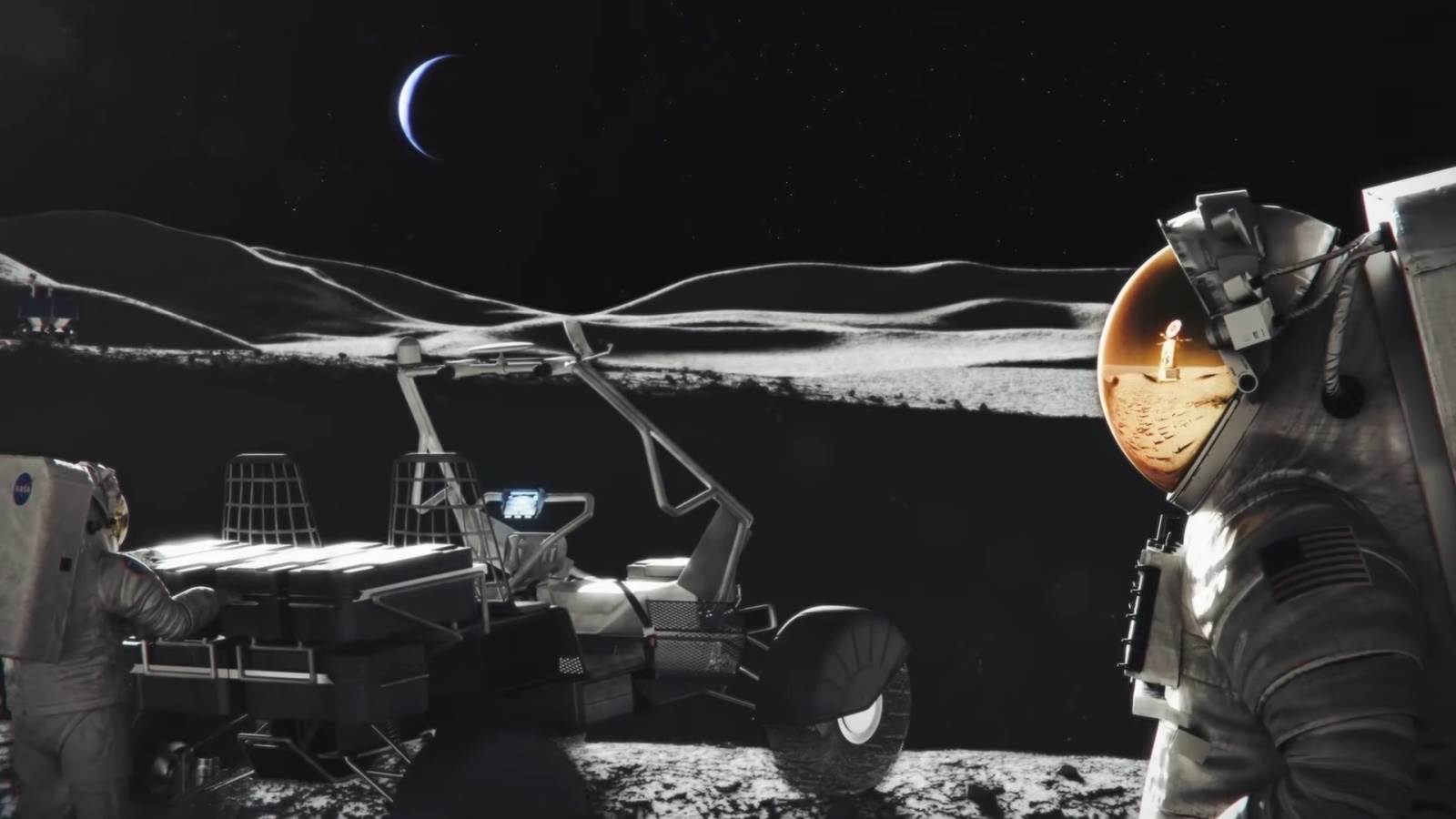  Astronauti na Mesecu - SmartLife / YouTube / NASA video / Printscreen 