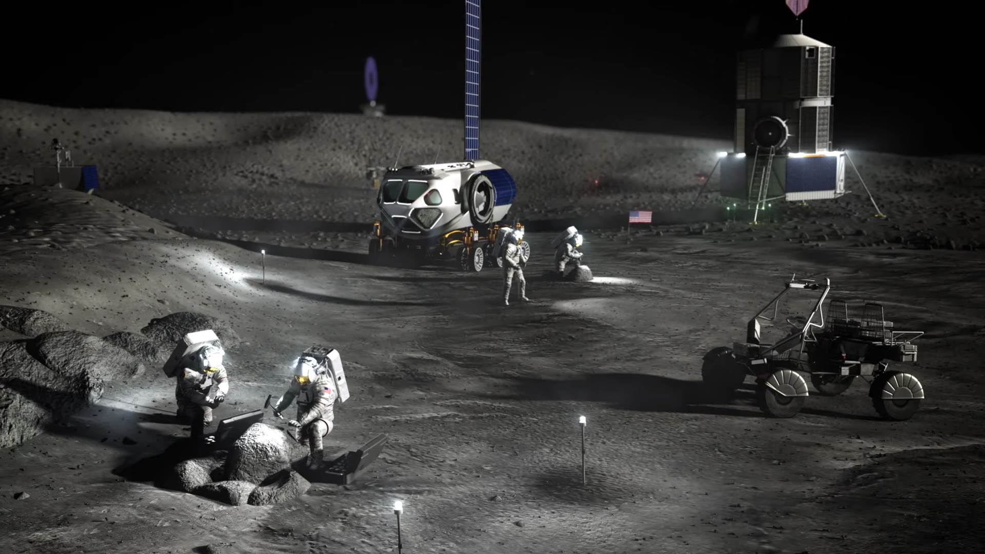  Astronauti na Mesecu istrazivanje - SmartLife / YouTube / NASA video / Printscreen 