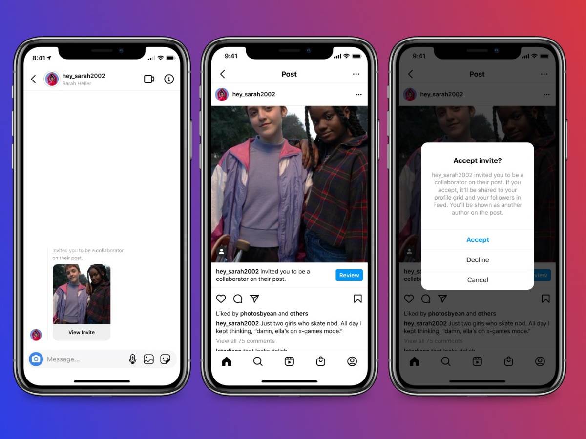 Instagram Collabs   Instagram Collabs
