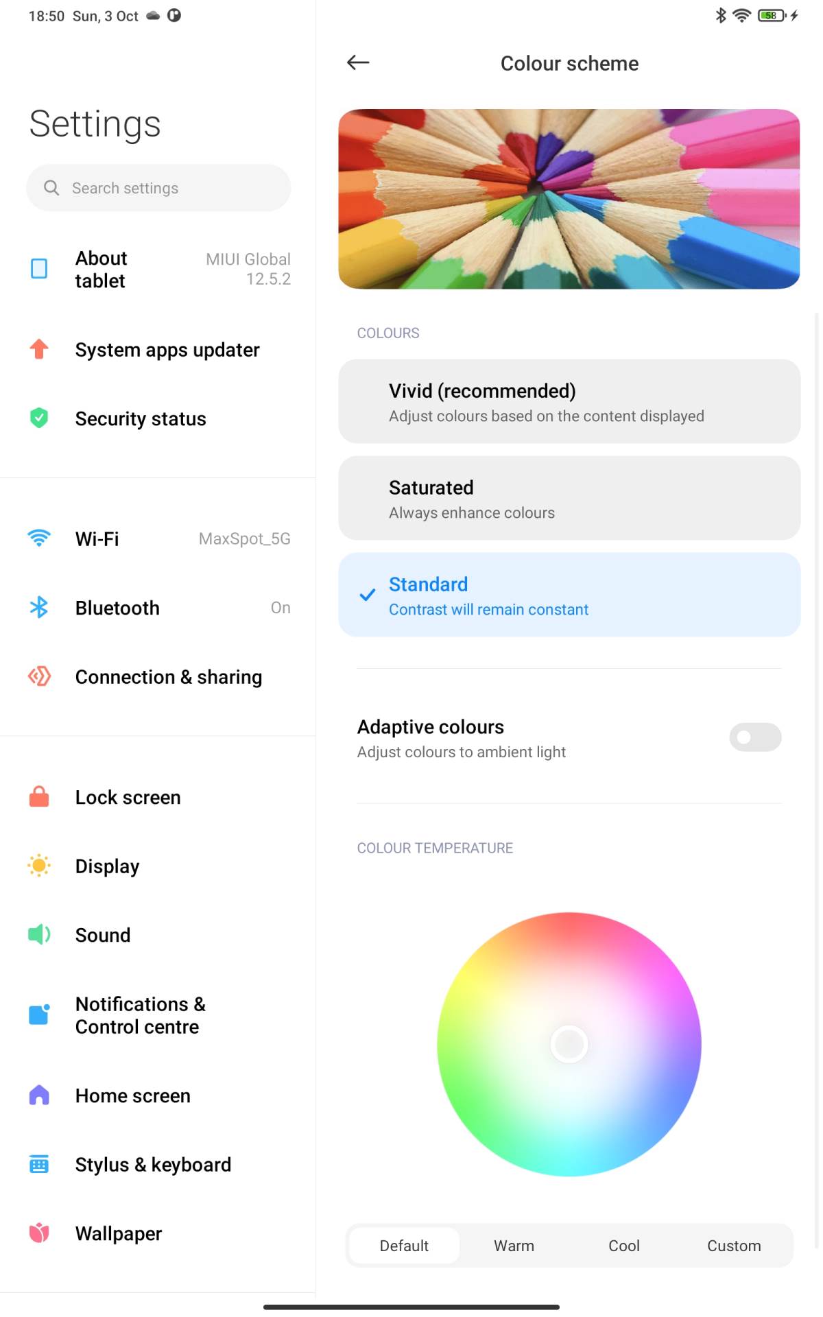  Screenshot_2021-10-03-18-50-03-130_com.android.settings - Xiaomi Pad 5 / Marko Nešović 