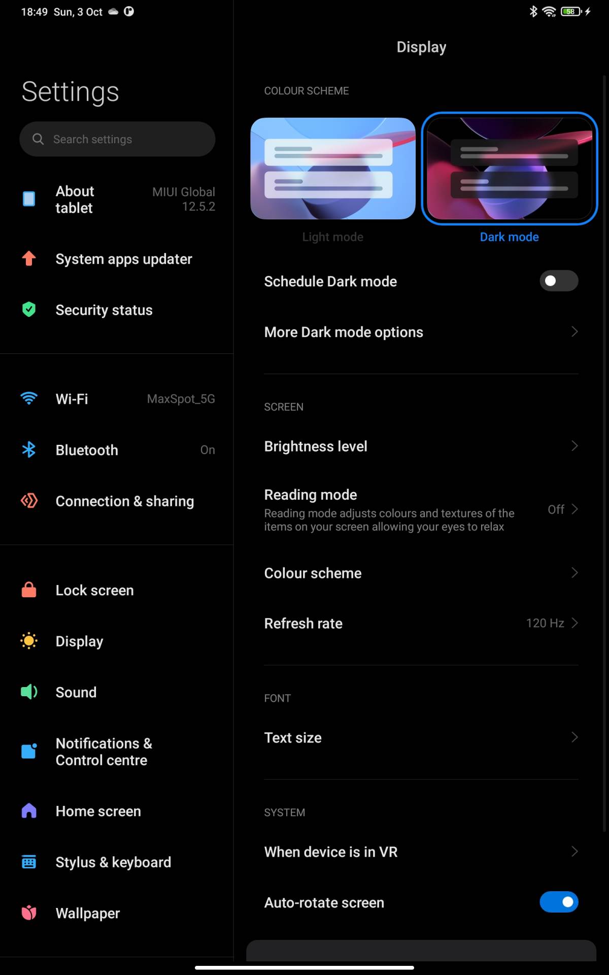  Screenshot_2021-10-03-18-49-56-245_com.android.settings - Xiaomi Pad 5 / Marko Nešović 