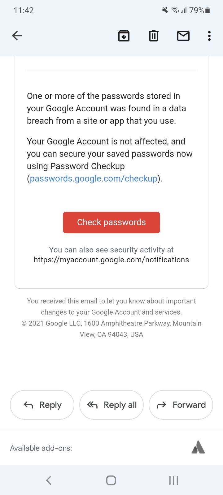  Google Mail Critical Security Alert kako izgleda - SmartLife / Marko Čavić 
