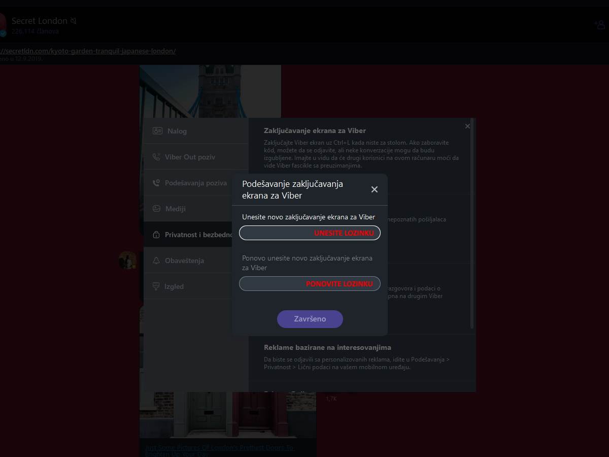  Kako zaključati Viber Desktop aplikaciju 4 - SmartLife / Marko Čavić 