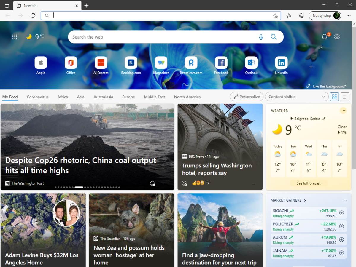 Edge browser   Edge browser
