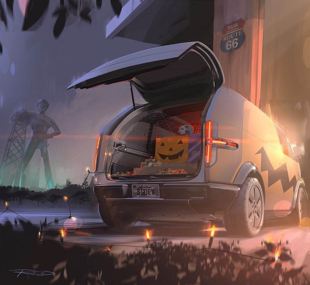 Canoo za Noć veštica - SmartLife / Instagram / Canoo   Canoo za Noć veštica - SmartLife / Instagram / Canoo