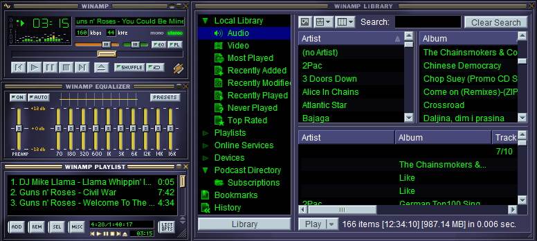 Winamp classic.jpg - SmartLife / Marko Nešović / Winamp / Printscreen   Winamp classic.jpg - SmartLife / Marko Nešović / Winamp / Printscreen