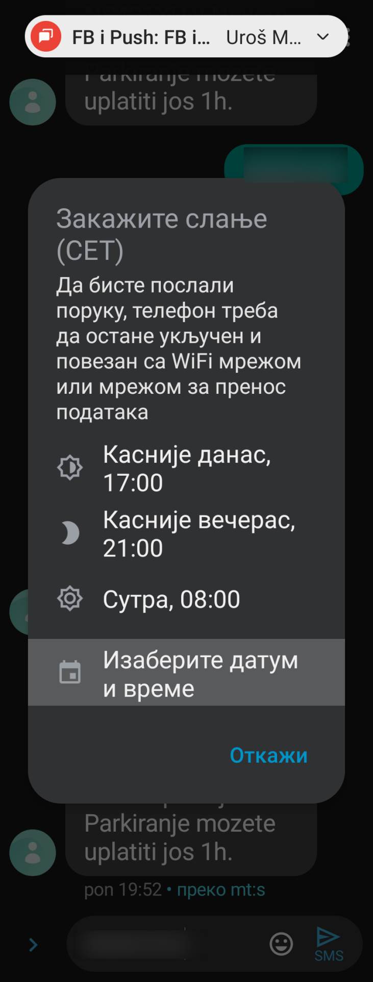 Zakazivanje SMS slanja (4).png - SmartLife / Marko Čavić   Zakazivanje SMS slanja (4).png - SmartLife / Marko Čavić