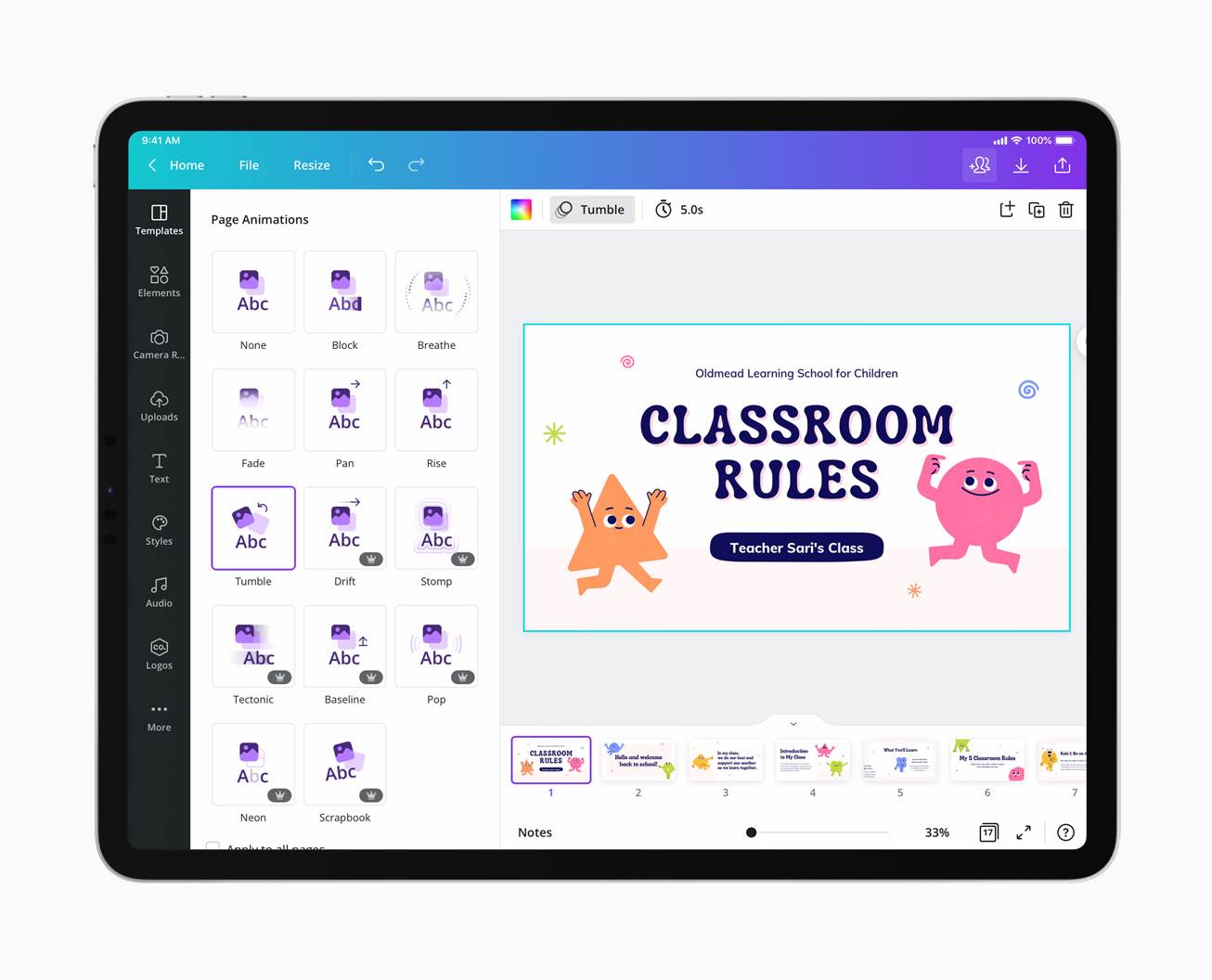 Apple App Store Awards 2021 Canva na iPad tabletu   Apple App Store Awards 2021 Canva na iPad tabletu