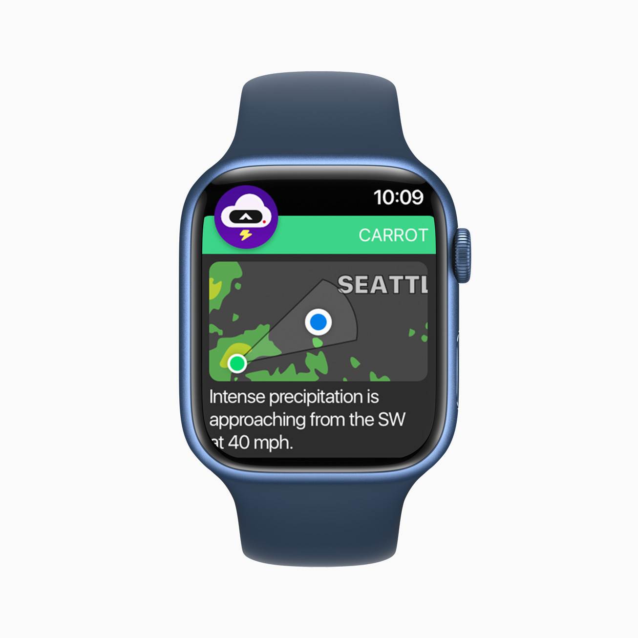  Apple App Store Awards 2021 Carrot Wather za Apple Watch - SmartLife / Apple 