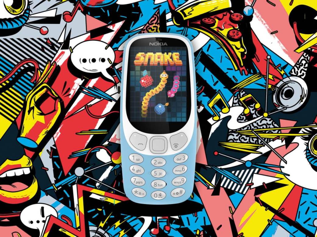 Nokia 3310 šarena pozadina Zmijica igra Nokia 3310 šarena pozadina Zmijica igra