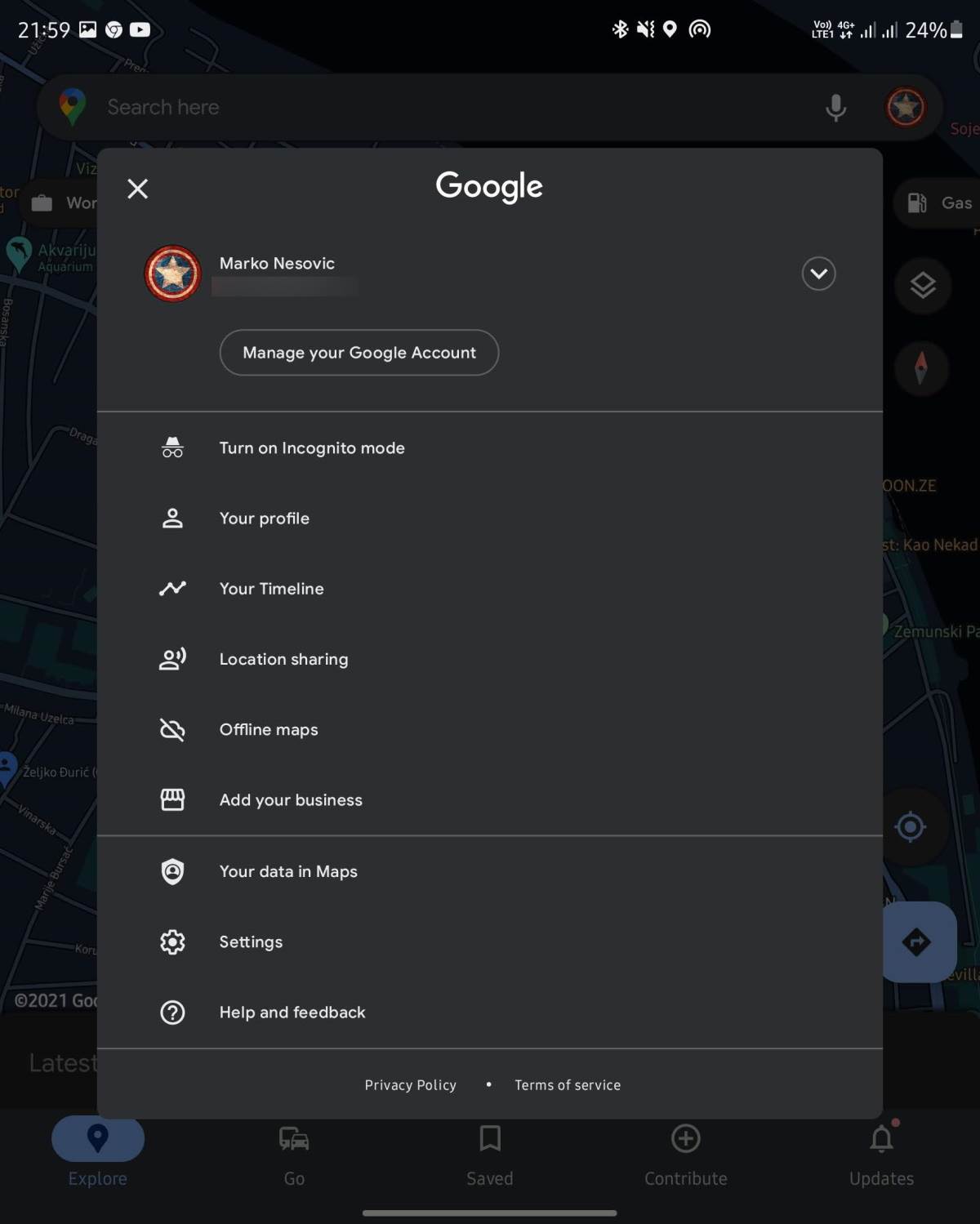 Google Maps - Settings - SmartLife / Marko Nešović / Google Maps   Google Maps - Settings - SmartLife / Marko Nešović / Google Maps