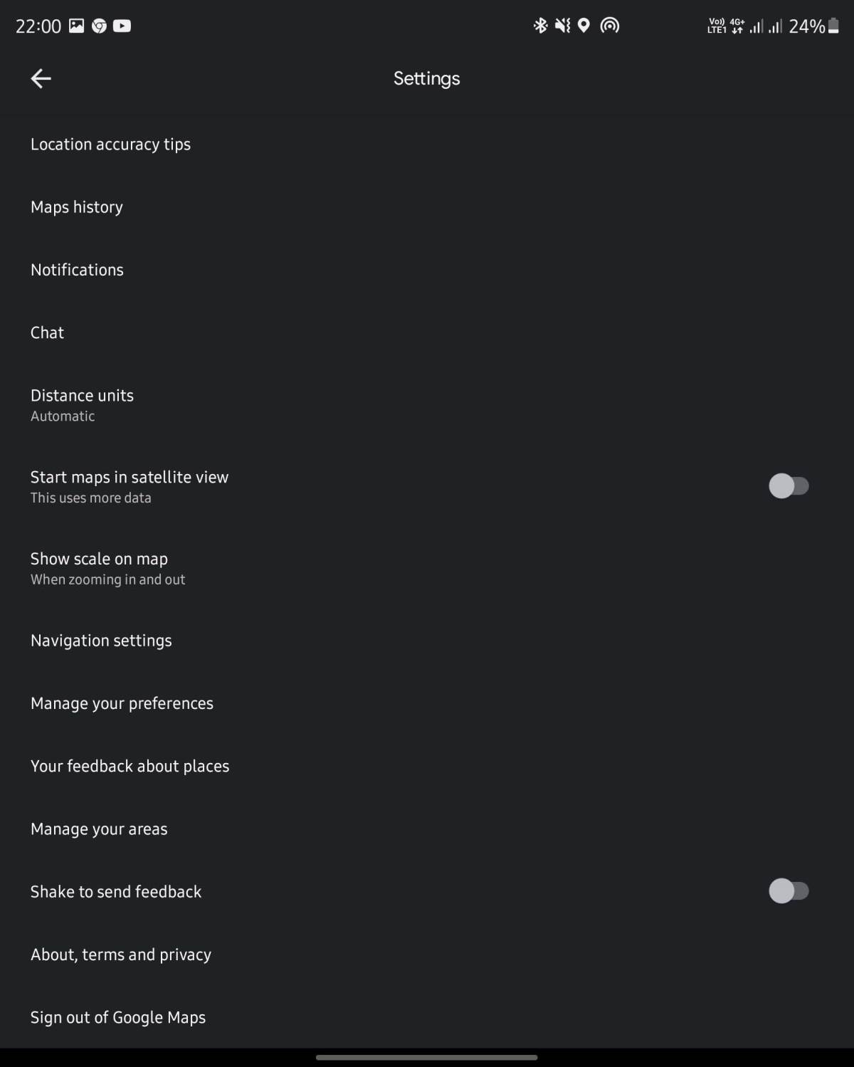 Manage your preferences opcija - SmartLife / Marko Nešović / Google Maps 