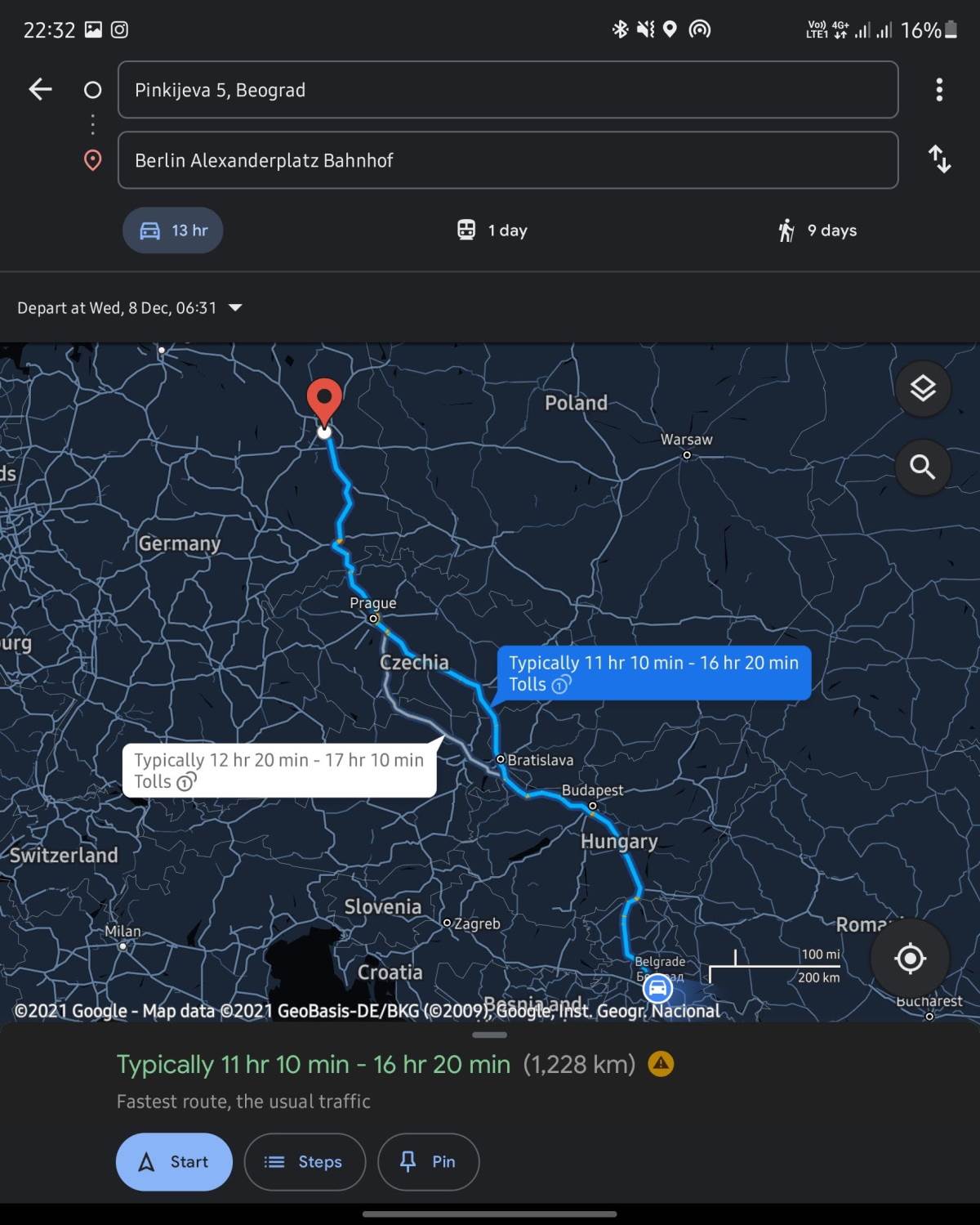 Proverite da li se vreme promenilo na destinaciji - SmartLife / Marko Nešović / Google Maps   Proverite da li se vreme promenilo na destinaciji - SmartLife / Marko Nešović / Google Maps