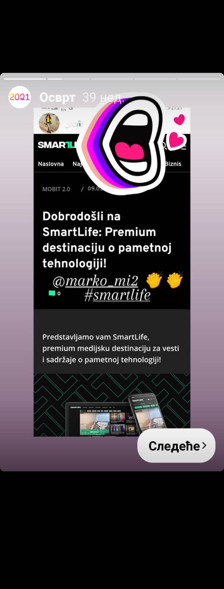 Screenshot_20211210-123207_Instagram.png - SmartLife / Marko Čavić   Screenshot_20211210-123207_Instagram.png - SmartLife / Marko Čavić