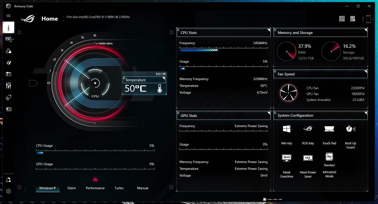  Armory crate aplikacija - SmartLife / Marko Nešović / ASUS ROG Armoury Crate 