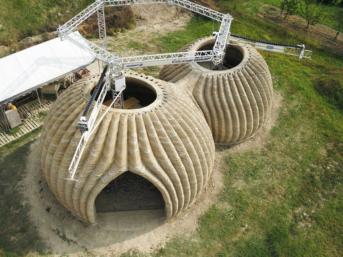  3D štampane kuće od blata 