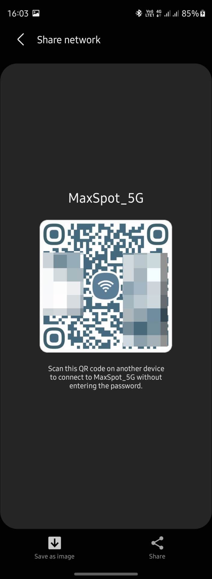  QR kod sa šifrom za mrežu - SmartLife / Marko Nešović / Printscreen 