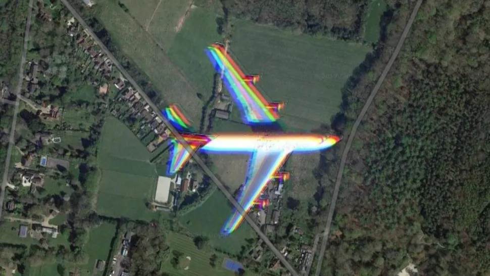  Avion na Google Maps 