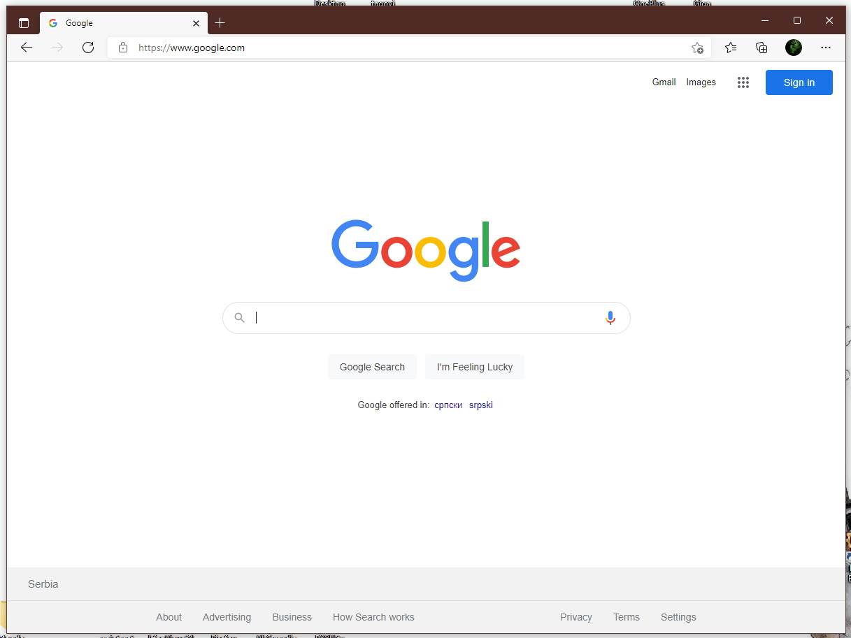  Logovanje na Google nalog na www.google.com - SmartLife / Google / Printscreen 